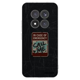 Átlátszó szilikon tok az alábbi mobiltelefonokra Xiaomi Redmi Note 15 Pro+ - EMERGENCY