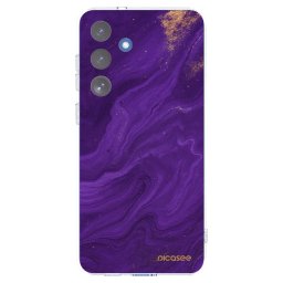 Átlátszó szilikon tok az alábbi mobiltelefonokra Samsung Galaxy S25 FE 5G - Purple