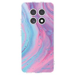 Átlátszó szilikon tok az alábbi mobiltelefonokra Xiaomi Redmi Note 15 - Pink liquid