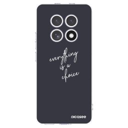 Átlátszó szilikon tok az alábbi mobiltelefonokra Xiaomi Redmi Note 15 4G - Everything is a choice