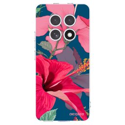 Átlátszó szilikon tok az alábbi mobiltelefonokra Xiaomi Redmi Note 15 4G - Hibiscus