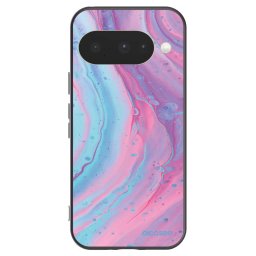 Fekete szilikon tok az alábbi mobiltelefonokra Google Pixel 10 - Pink liquid