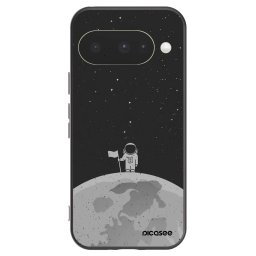 Fekete szilikon tok az alábbi mobiltelefonokra Google Pixel 10 - Astronaut