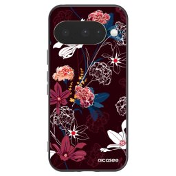 Fekete szilikon tok az alábbi mobiltelefonokra Google Pixel 10 - Dark Meadow