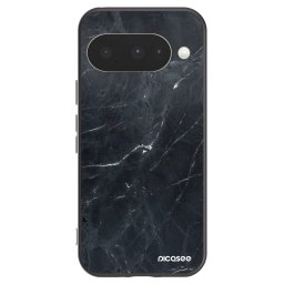Fekete szilikon tok az alábbi mobiltelefonokra Google Pixel 10 - Black marble