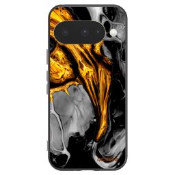 Fekete szilikon tok az alábbi mobiltelefonokra Google Pixel 10 - Black Gold