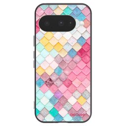 Fekete szilikon tok az alábbi mobiltelefonokra Google Pixel 10 - Colorful roof