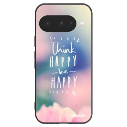 Fekete szilikon tok az alábbi mobiltelefonokra Google Pixel 10 - Think happy be happy