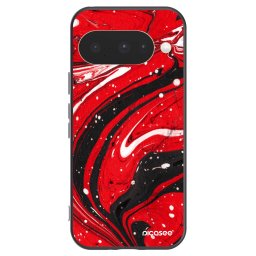 Fekete szilikon tok az alábbi mobiltelefonokra Google Pixel 10 - Red black