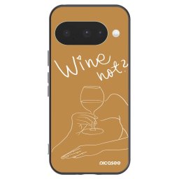 Fekete szilikon tok az alábbi mobiltelefonokra Google Pixel 10 - Wine not