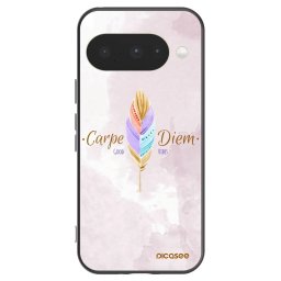 Fekete szilikon tok az alábbi mobiltelefonokra Google Pixel 10 - Carpe Diem