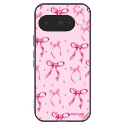 Fekete szilikon tok az alábbi mobiltelefonokra Google Pixel 10 - Bow Aesthetic