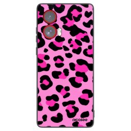 Fekete szilikon tok az alábbi mobiltelefonokra Motorola Edge 50 Fusion - Pink Tiger