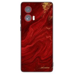 Fekete szilikon tok az alábbi mobiltelefonokra Motorola Edge 50 Fusion - Red