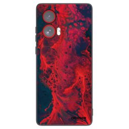 Fekete szilikon tok az alábbi mobiltelefonokra Motorola Edge 50 Fusion - Organic red