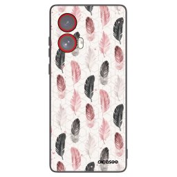 Fekete szilikon tok az alábbi mobiltelefonokra Motorola Edge 50 Fusion - Feather 2