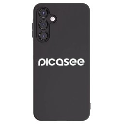 Fekete szilikon tok az alábbi mobiltelefonokra Samsung Galaxy A16 4G - Picasee - new logo - white