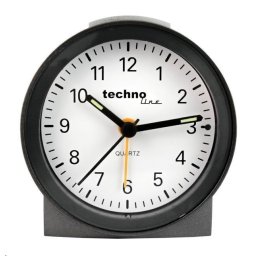 TechnoLine Modell G analóg ébresztőóra, ezüst színű