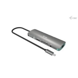 i-tec USB-C fém nano dokkolóállomás 4K HDMI LAN Power Delivery 100W i-tec univerzális töltő 100W