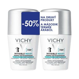 Vichy Invisible Resist izzadásgátló golyós dezodor 72h duo csomag 2x50ml