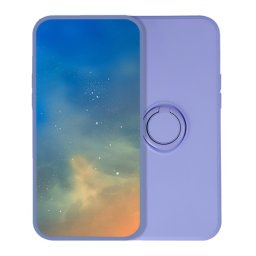 Szilikon telefonvédő (tartógyűrű, mikrofiber plüss belső, mágneses, kameravédő) LILA Samsung Galaxy S26 Ultra (SM-S948)