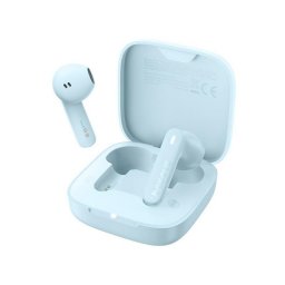 BASEUS BOWIE E16 bluetooth fülhallgató SZTEREO (v5.3, TWS, mikrofon, zajszűrő, IPX4 + töltőtok) VILÁGOSKÉK