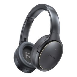 AWEI AT20 bluetooth fejhallgató SZTEREO (v6.0, mikrofon, aktív zajszűrő, összehajtható) FEKETE