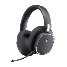 BASEUS AEQUR GH02 bluetooth fejhallgató SZTEREO (v5.3, TWS, mikrofon, multipoint + Type-C tápkábel) FEKETE