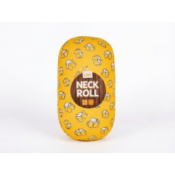 Utazó párna BEER NECK ROLL 30x15 cm, sárga