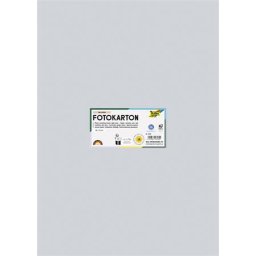 FOLIA Dekorkarton, 2 oldalas, 50x70 cm, 300 g, 10 lap, FOLIA, halvány szürke