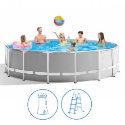 Intex medence Prism Frame Pool 366x99cm 2m3/h papírszűrővel #26716