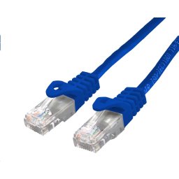 C-TECH Patchkábel Cat6, UTP, kék, 0.25m