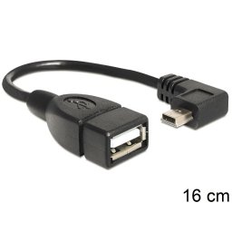 Delock kábel USB mini férfi > USB 2.0-A női OTG 16 cm