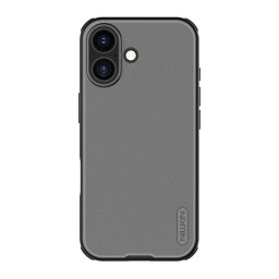 NILLKIN SUPER FROSTED PRO műanyag telefonvédő (ütésállóság, gumírozott, érdes felület) ÁTLÁTSZÓ/FEKETE Apple iPhone 17