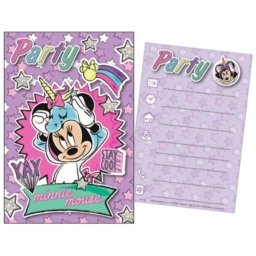 Minnie party meghívó Nr3