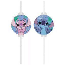 Lilo és Stitch, A csillagkutya papír szívószál, 4 db-os szett FSC Nr1