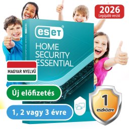 ESET Home Essential 5 eszközre, 1 évre 30% kedvezménnyel tanárok, diákok, nyugdíjasok, EÜ dolgozók részére