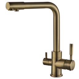 Bivio csaptelep víztisztítóhoz 3-utas, ANTIK RÉZ, DESIGN