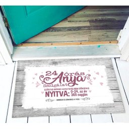 Vicces lábtörlő - 24 órás Anya Lábtörlő