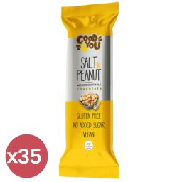 Health Market Good4You Sós földimogyorós szelet kínáló 35X25 g