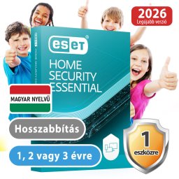 ESET Home Essential hosszabbítás 1 eszközre, 2 évre 30% kedvezménnyel tanárok, diákok, nyugdíjasok, EÜ dolgozók részére