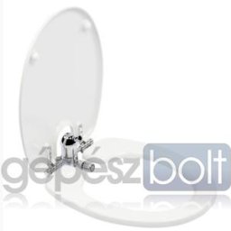 Interex Toilette-Nett 520T Antibakteriális bidé funkciós WC-ülőke fém zsanérral, monoblokkos kerámiákra ajánlott