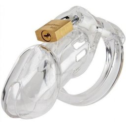 Transparent chastity cage erényöv