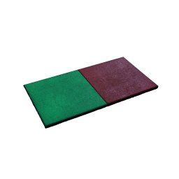 Karibu Esésvédő gumiszőnyeg zöld színben, 50 cm széles x 50 cm mély x 2,5 cm magas