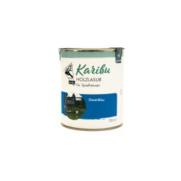 Karibu Óceánkék festék fa kerti játákokhoz, házakhoz, 750ml