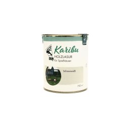 Karibu Hófehér festék fa kerti játákokhoz, házakhoz, 750ml
