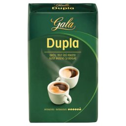 GALA Kávé, pörkölt, őrölt, 250 g, GALA "Dupla"