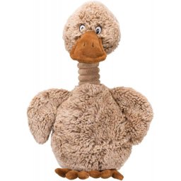 Trixie barna plüss játékkacsa kutyáknak (38 cm)