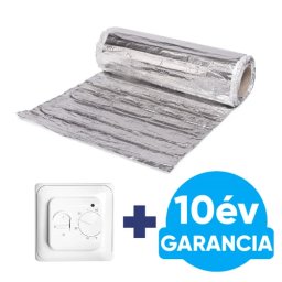 U-HEAT Alu-Mat elektromos fûtõszõnyeg 1 m2 / 150 Watt + digitális Design WiFi termosztát / padlófûtés szett