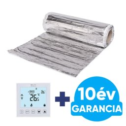 U-HEAT Alu-Mat elektromos fûtõszõnyeg 1,5 m2 / 225 Watt + digitális WiFi termosztát / padlófûtés szett